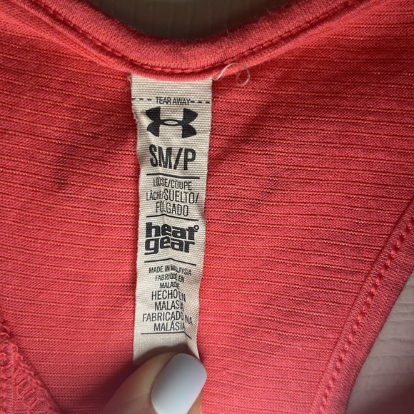 Under Armour Heat Gear Charged Keyhole Racerback Tank Top - Picture 6 of 7